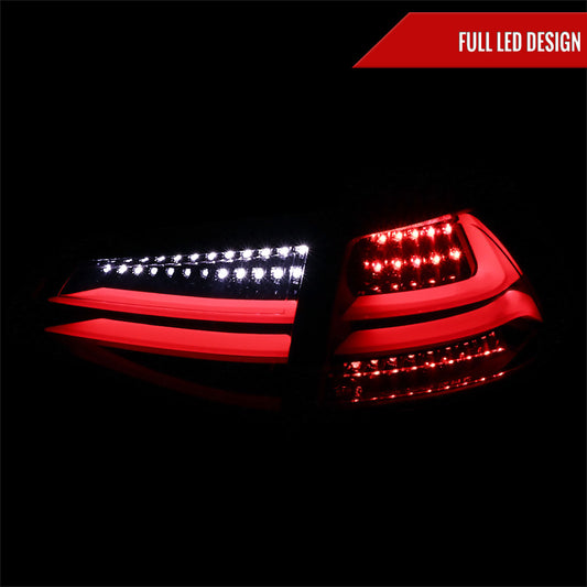 2015-2017 Volkswagen GTI/Golf LED Tail Lights (Jet Black Housing/Clear Lens)