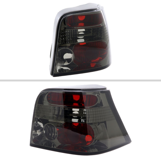1999-2006 Volkswagen Golf Mk4/GTI/R32 Tail Lights (Chrome Housing/Smoked Lens)