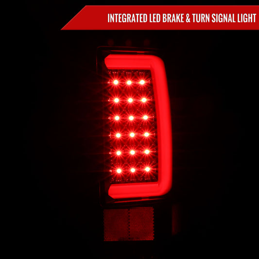 2007-2009 Dodge RAM 1500/2500/3500 LED Tail Lights (Glossy Black Housing/Smoked Lens)