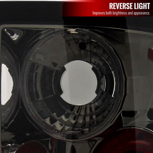 2001-2005 Ford Ranger Tail Lights (Chrome Housing/Smoked Lens)