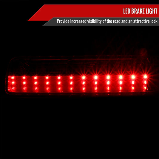 1989-1994 Nissan 240SX S13 Coupe LED Tail Lights (Chrome Housing/Clear Lens)