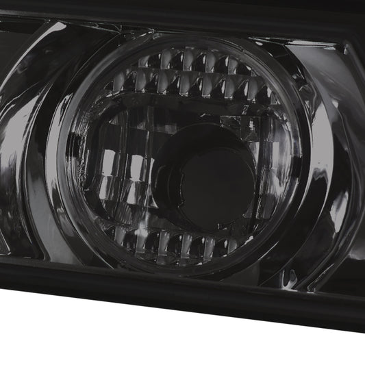 1989-1994 Nissan 240SX S13 Center Trunk Tail Light (Chrome Housing/Smoked Lens)