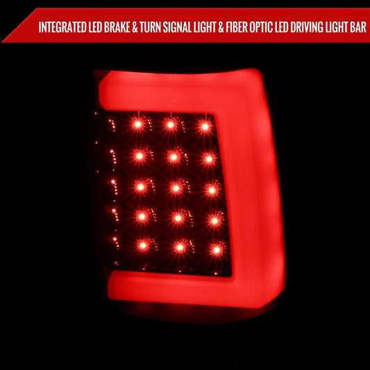 2003-2006 Chevrolet Silverado LED Tail Lights - G2 (Glossy Black Housing/Smoked Lens)