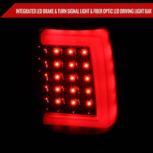 2003-2006 Chevrolet Silverado LED Tail Lights - G2 (Jet Black Housing/Clear Lens)