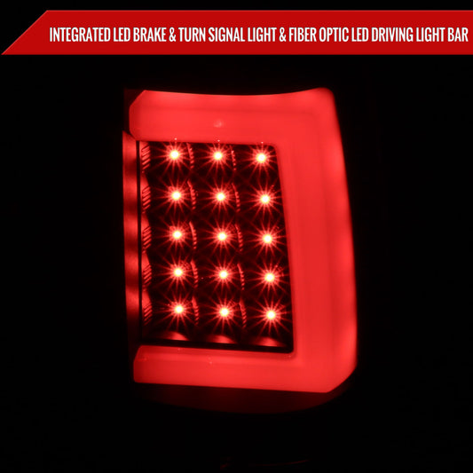 2003-2006 Chevrolet Silverado LED Tail Lights - G2 (Matte Black Housing/Clear Lens)