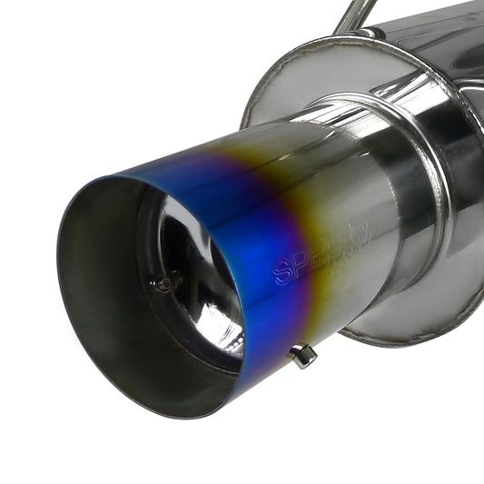 2002-2005 Honda Civic Si Hatchback T-304 Stainless Steel N1 Style Catback Exhaust System w/ Burnt Tip