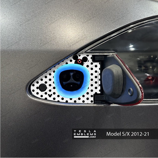 Mouse Ears Tesla Charge Port Wrap | Model S