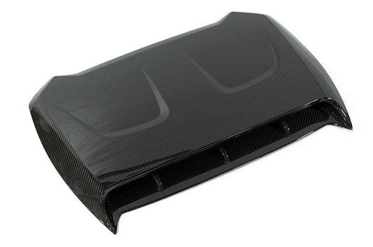 OLM LE Oversize Carbon Fiber Hood Scoop Cover - 2022+ WRX