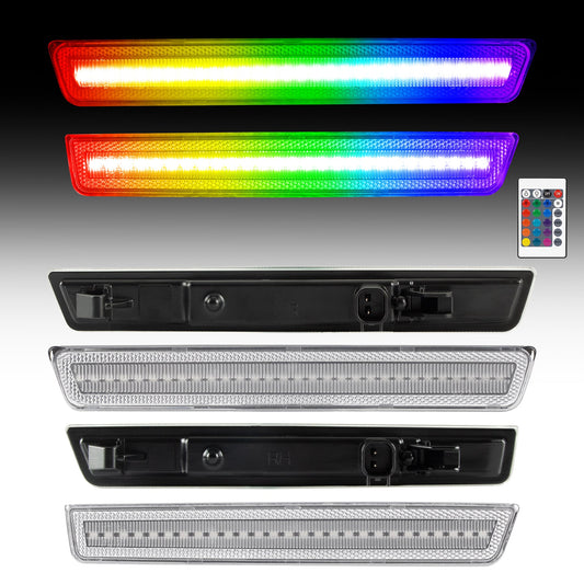 2015-2024 Dodge Challenger RGB Clear LED Side Markers