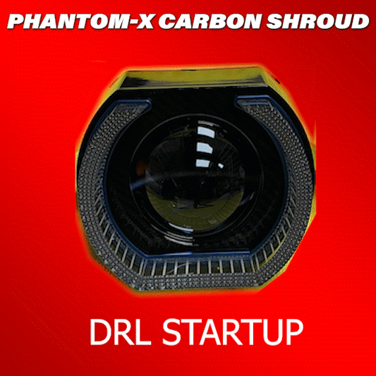 Phantom-X Carbon Shroud — DRL / Turn Signal / Startup Animation