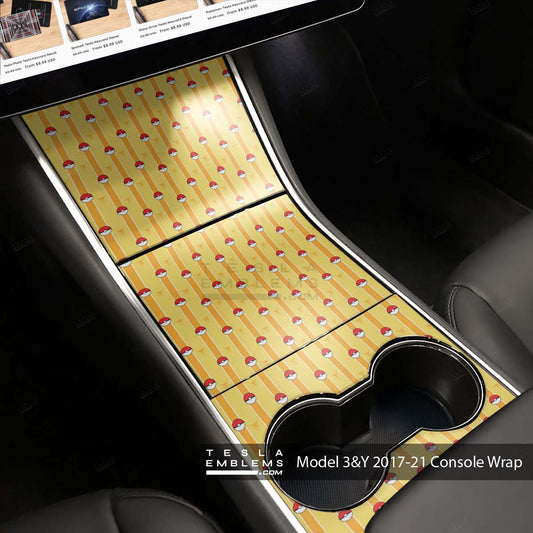 Pokemon Go | Tesla Center Console Wrap Kit | Model Y ’19-20