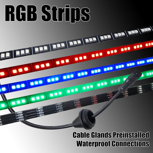 RGB Strips - Includes New Single Box Controller