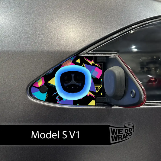 Rad 80s Tesla Charge Port Wrap | Model S