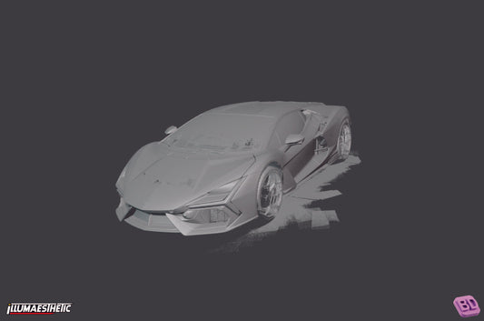 Lamborghini Revuelto 3D Scan (2023+)