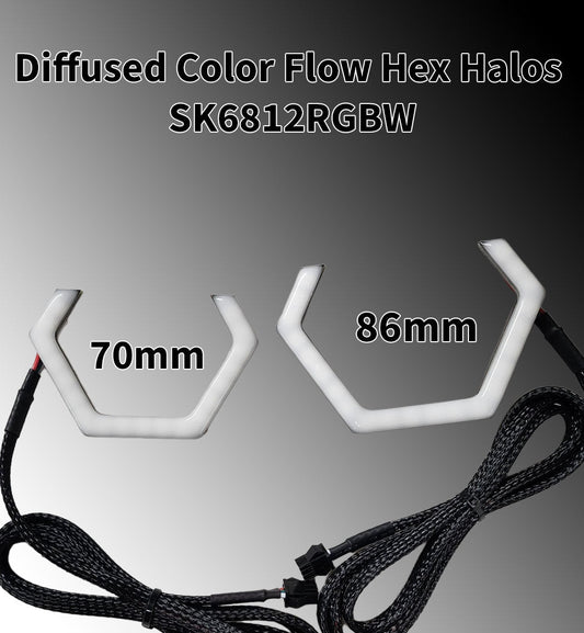 Color Flow Hex Halos Sk6812 Rgbw