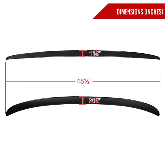 2012-2019 BMW F30 3 Series Sedan Glossy Black M Perfromance Aesthetic ABS Rear Trunk Spoiler