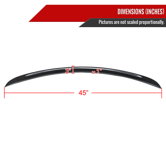 2012-2018 Tesla S Carbon Fiber Factory Style Rear Spoiler