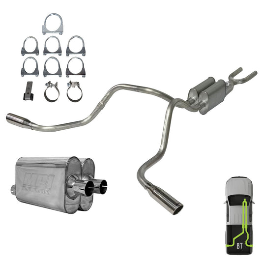 Toyota Tundra, 2014-2021, 5.7L - Stainless - MPI Exhaust Cat-Back Dual Exhaust Kits