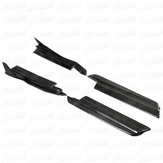 A S Style Carbon Fiber Side Skirts for Porsche Cayman 718 16-18