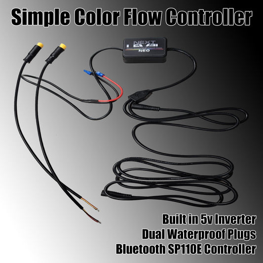 Simple Color Flow LED Controller W/ Built in 5v Inverter
