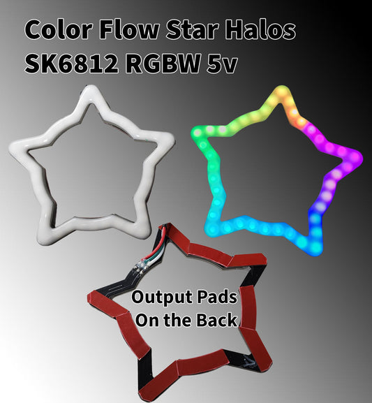 Color Flow Star Halos Sk6812 Rgbw