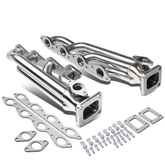 66-95 Chevy GMC 366 396 402 427 454 T4 Turbo Manifold Stainless Steel