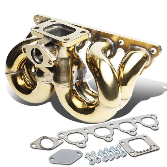 88-00 Honda Civic/CRX T3 Turbo Manifold Stainless Steel 38mm