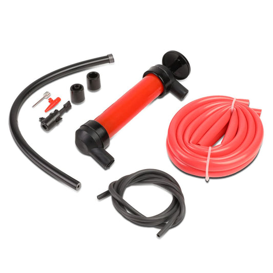Transfer Pump with Shrader Style Air Chuck and Inflation Nozzle
