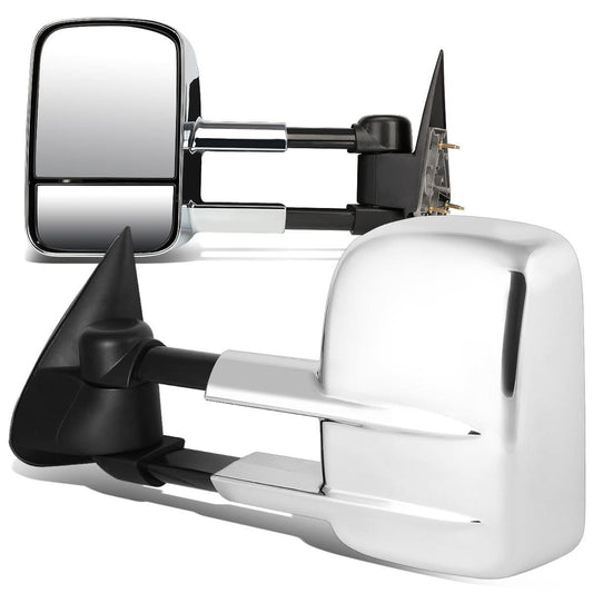 99-06 Chevrolet Silverado / GMC Sierra Manual Towing Mirrors - Chrome