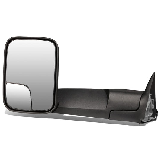 94-02 Dodge Ram 1500 2500 3500 Left Manual Towing Mirror Black