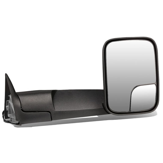 94-02 Dodge Ram Right Manual Towing Mirror - Black
