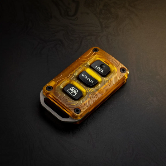 Titanium x Ultem Key Fob Case - Topo