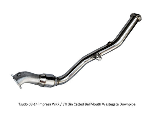 Tsudo 3 inch Catted Downpipe WRX STI 2008-2014 Forester XT 2009-2013