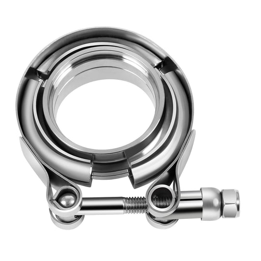 2.5" V-Band Clamp & Flange Set Stainless Steel