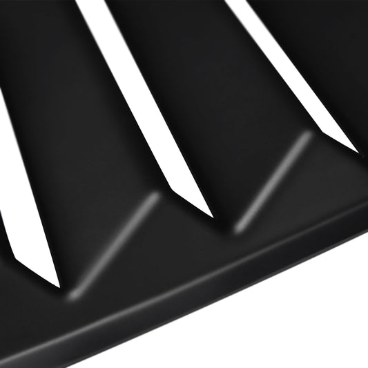 2008-2020 Dodge Challenger Matte Black Polypropylene Window Louvers