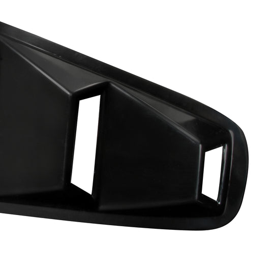 2005-2014 Ford Mustang Textured Black ABS Quarter Window Louvers