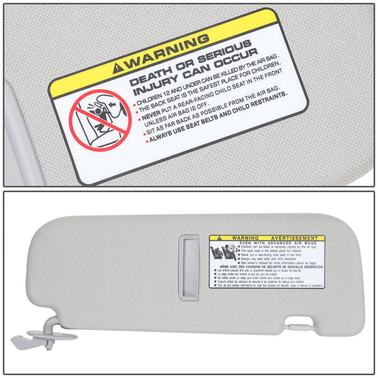2011-2014 Hyundai Elantra Sun Visor - Gray