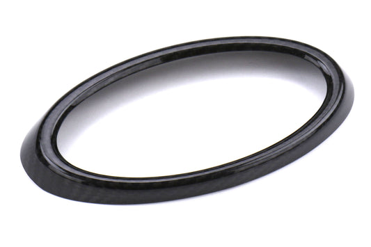 OLM LE Dry Carbon Fiber Front Emblem Frame Overlay - 2018-2021 Subaru WRX / STI