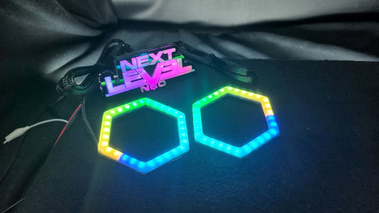 Color Flow Full Hex Halo 5v Sk6812 Rgbw