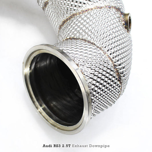 Racing High Flow Stainless Straight Downpipe for Audi RS3 TTRS 2.5T