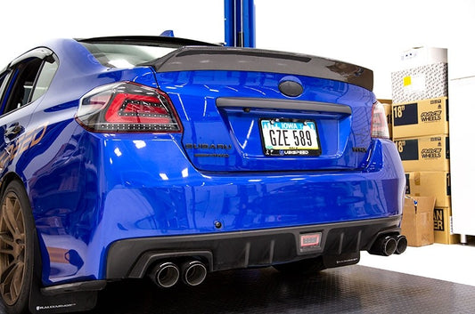 OLM Single Point Duckbill Trunk Spoiler (Carbon Fiber) - 15+ WRX / STI
