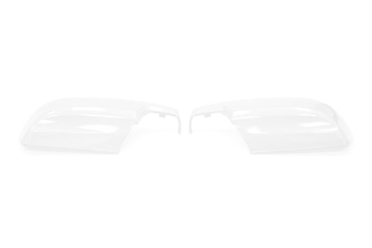 OLM Paint Matched Lower Mirror Covers - Crystal White Pearl / Halo - 2015-2021 Subaru WRX / STI / 2015-2017 Crosstrek / 2015-2016 Impreza