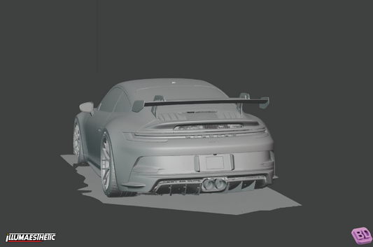 Porsche 911 GT3 (992) 3D Scan (2021+)