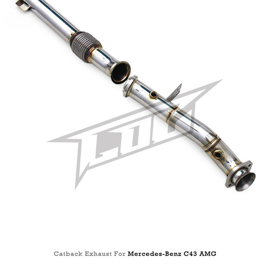 Stainless Steel Catback Exhaust System for Mercedes Benz AMG C43 3.0T