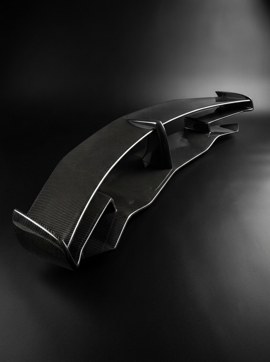 Carbon Fiber SVJ Style Rear Wing Spoiler for Lamborghini Aventador S LP740 | Dual-Plane Aero Blade