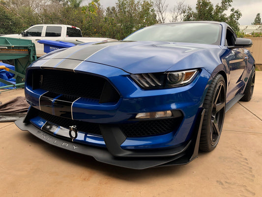 Mustang 15-23 'GT500 Style' Splitter Winglet & Fender Extensions