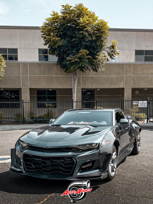 2016-2024 Chevy Camaro Carbon Fiber Wide Body Fenders + Custom Canards LS / LT / RS / SS / ZL1