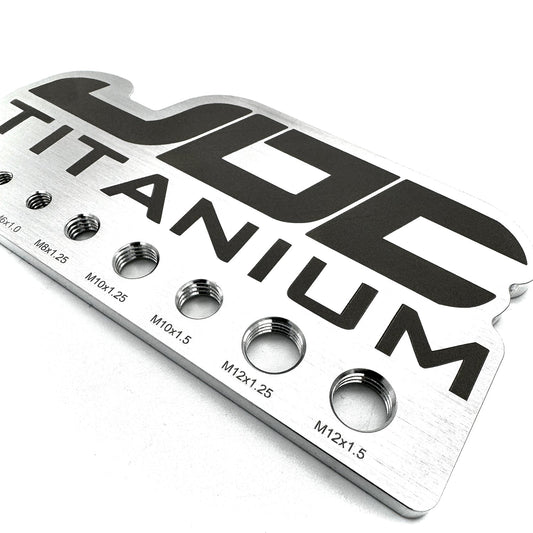 JDC Billet Aluminum Bolt Gauge - The Perfect Tool to Help You Measure Your Bolts!