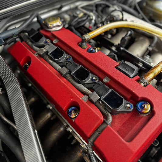 JDC Titanium Valve Cover Hardware Replacement Kit (Honda S2000)