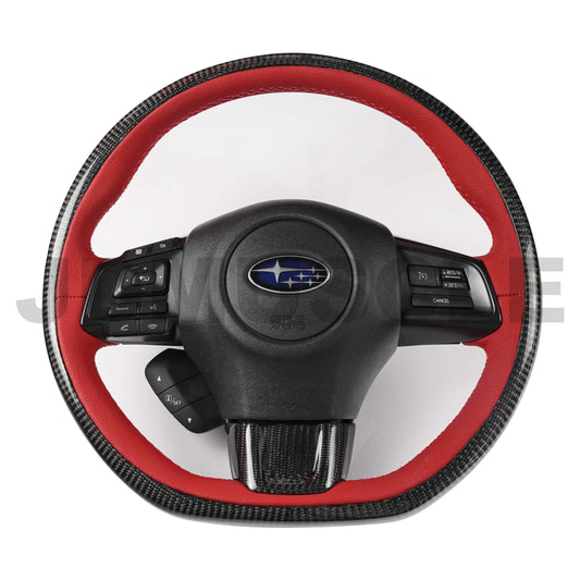 JDMuscle LUX Series Carbon Fiber Steering Wheel for 2015+ WRX/STI